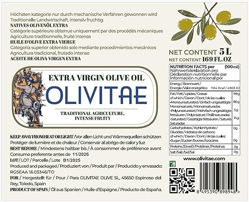Vue 2 de Olivitae Huile Dolive Extra