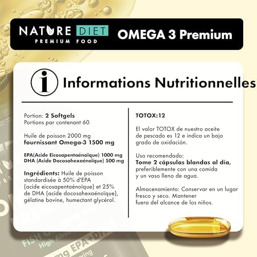 Vue 6 de Nature Diet Omega Premium