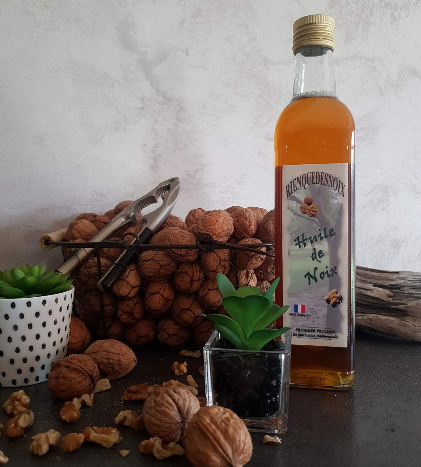 Vue 7 de Huile De Noix Bio