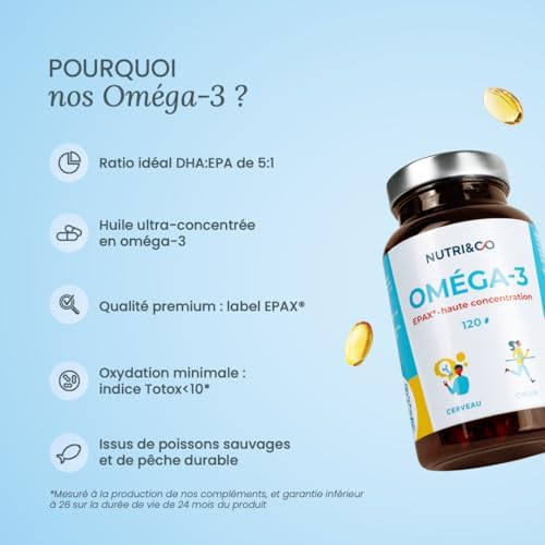 Vue 3 de Nutri Co Omega Huile