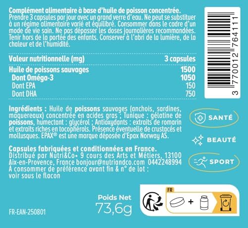 Vue 7 de Nutri Co Omega Huile