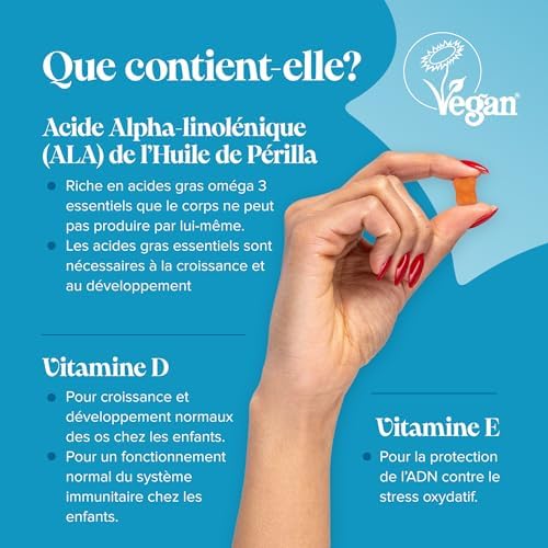 Vue 5 de Gommes Omega Enfants Vitamines