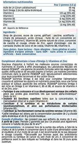 Vue 2 de Pediakid Gommes Omega Formule
