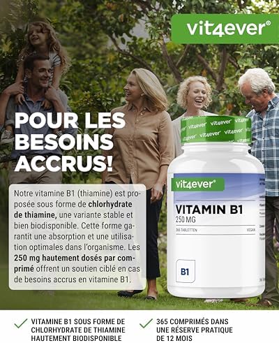 Vue 2 de Vitamine Thiamine Mg