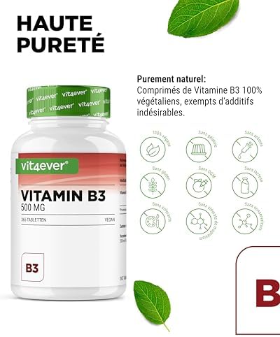 Vue 3 de Vitamine Niacine Mg
