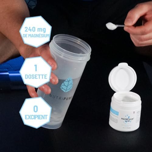 Vue 4 de Nutripure Magnesium Poudre Types