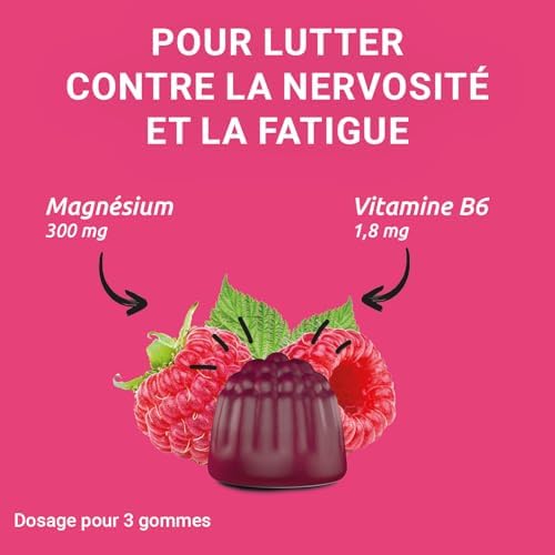 Vue 2 de Mag Gommes Framboise Magnesium