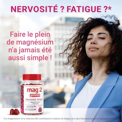 Vue 4 de Mag Gommes Framboise Magnesium