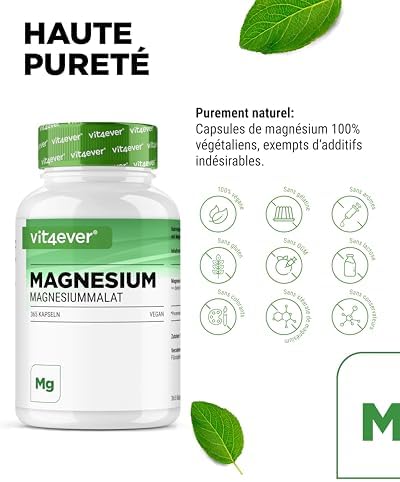Vue 3 de Malate De Magnesium Gelules