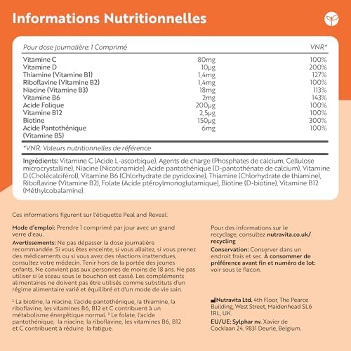 Vue 5 de Nutravita Vitamine Complex