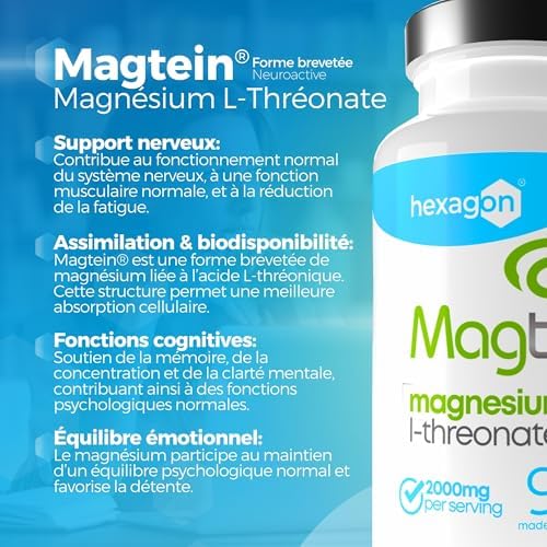 Vue 2 de Magnesium Lthreonate Magtein Mg
