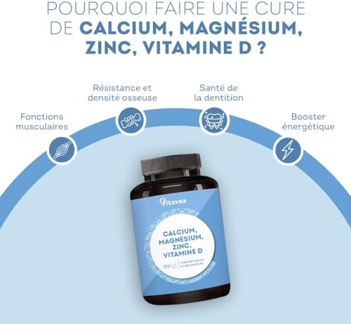 Vue 3 de Calcium Magnesium Zinc Vitamine