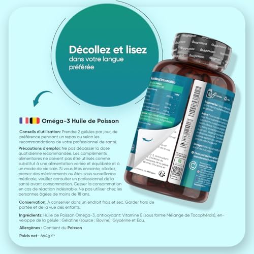 Vue 4 de Omega Huile De Poisson