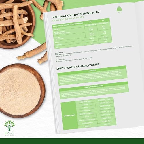 Vue 6 de Bioptimal Racines Dashwagandha Indien