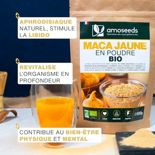 Vue 2 de Maca Jaune En Poudre