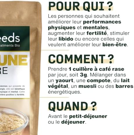 Vue 3 de Maca Jaune En Poudre