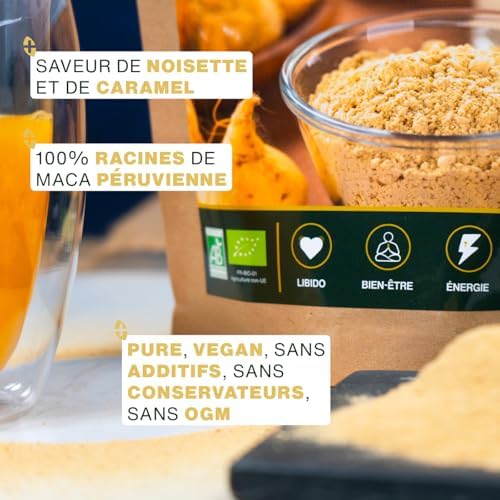 Vue 4 de Maca Jaune En Poudre