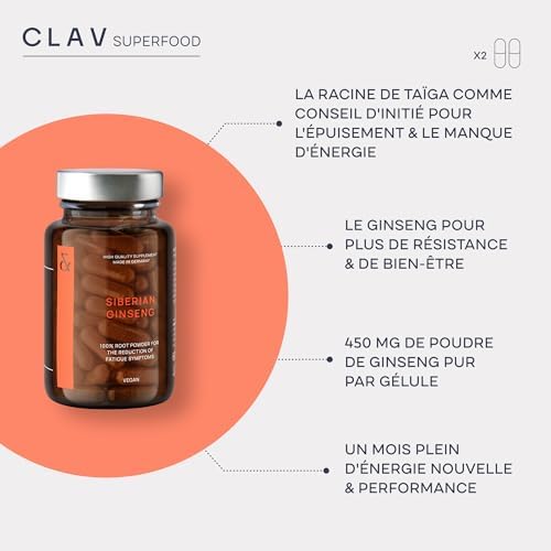 Vue 3 de Ginseng Siberien Extrait Mg