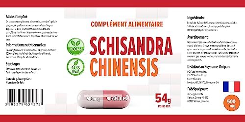 Vue 5 de Schisandra Chinensis Mg Equivalent