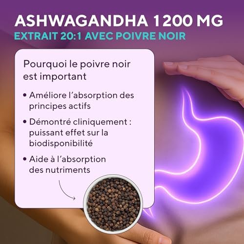 Vue 3 de Ashwagandha En Gelules Mg
