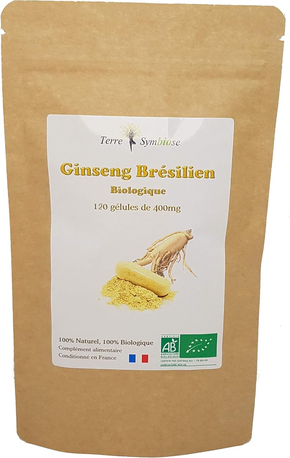 Ginseng Bresilien Bio Gelules