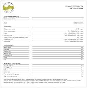 Vue 5 de Jiaogulan Seche Herbe