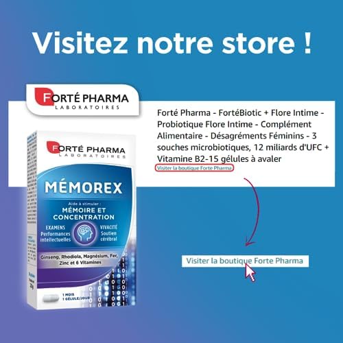 Vue 5 de Forte Pharma Memorex Concentration