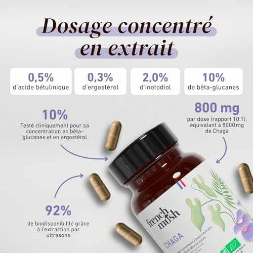 Vue 2 de Chaga Bio Gelules Mg