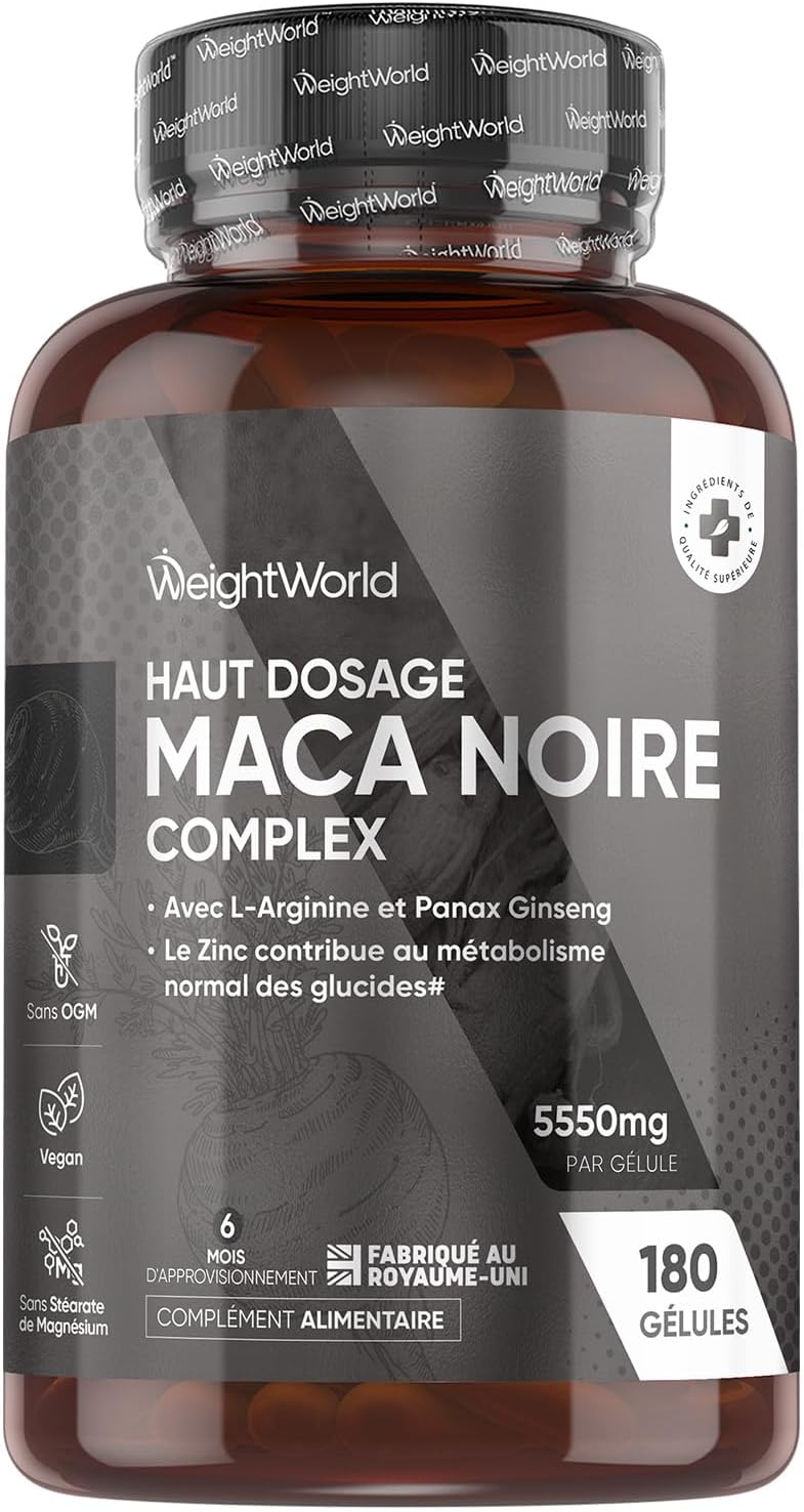 Maca Noire Avec Ginseng