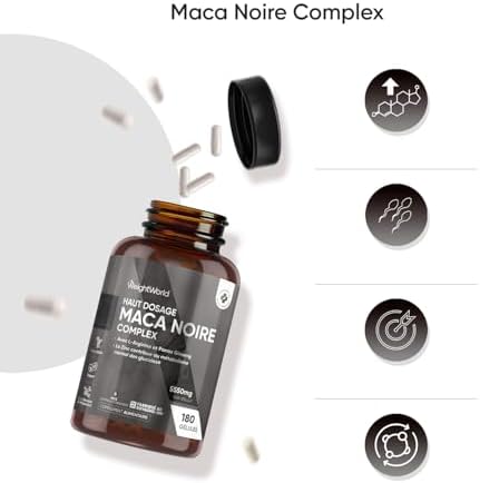 Vue 2 de Maca Noire Avec Ginseng