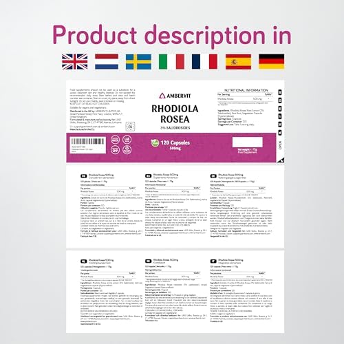 Vue 5 de Rhodiola Rosea Mg Gelules