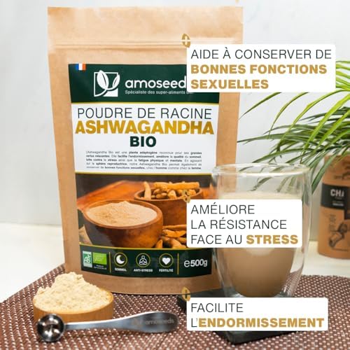 Vue 2 de Ashwagandha En Poudre Bio