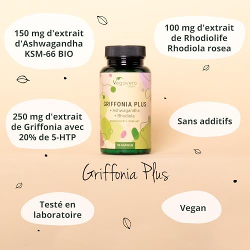 Vue 5 de Vegavero Htp Griffonia Mg