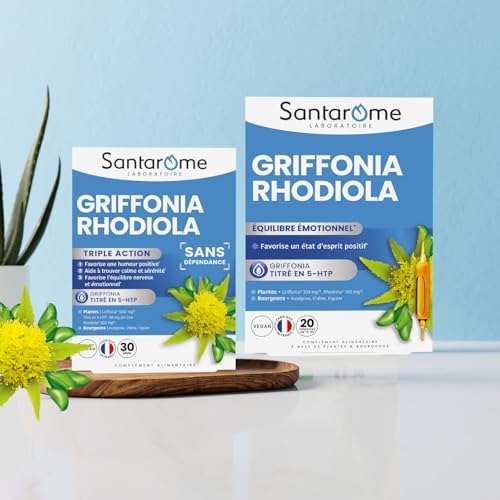 Vue 6 de Santarome Griffonia Rhodiola Gelules