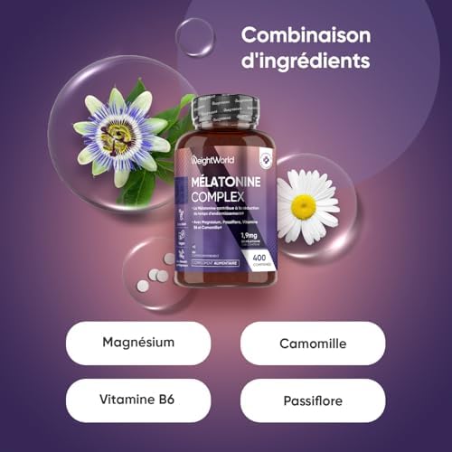 Vue 2 de Melatonine Mg Comprimes Vegan