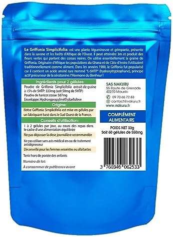 Vue 2 de Nakuru Griffonia Gamme Relax