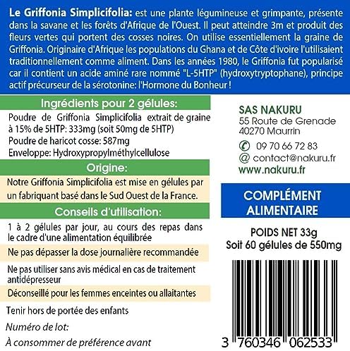 Vue 4 de Nakuru Griffonia Gamme Relax