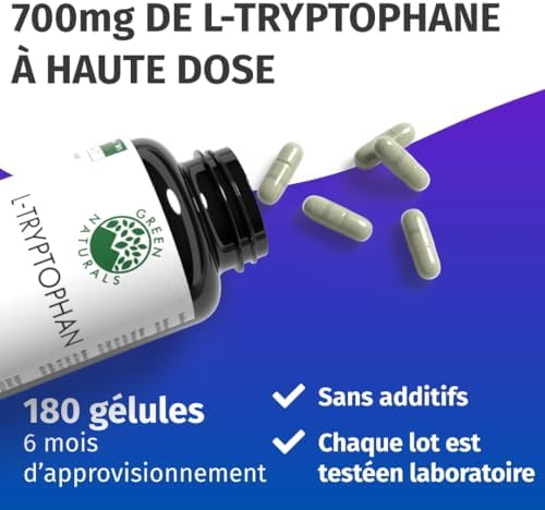 Vue 2 de Ltryptophane Hautement Dose Mg