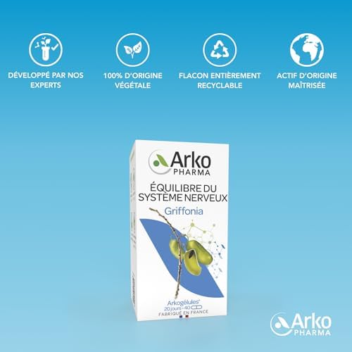 Vue 4 de Arkopharma Arkogelules Griffonia Facilite