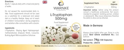 Vue 3 de Ltryptophane Mg Gelules Vegan