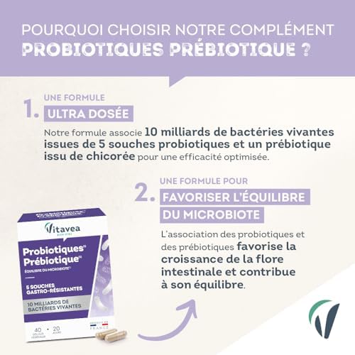 Vue 3 de Vitavea Bienetre Probiotiques Prebiotique