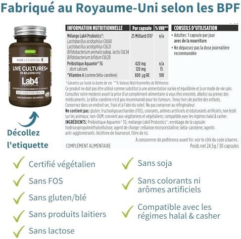 Vue 6 de Probiotiques Et Prebiotiques Complexe