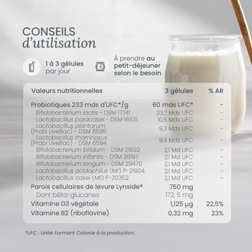 Vue 4 de Nutri Co Probiotique Flore