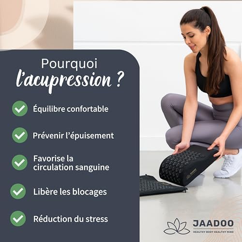Vue 3 de Tapis Acupression Pour Relaxation
