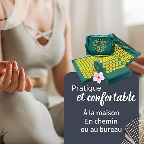 Vue 4 de Tapis Acupression Pour Relaxation