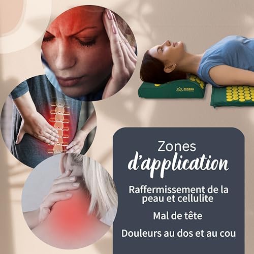 Vue 6 de Tapis Acupression Pour Relaxation