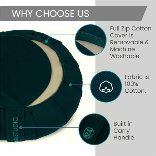 Vue 4 de Yoga Studio Zafu Coussin