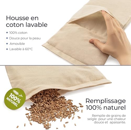 Vue 2 de Dreamzie Bouillotte Microonde Avec