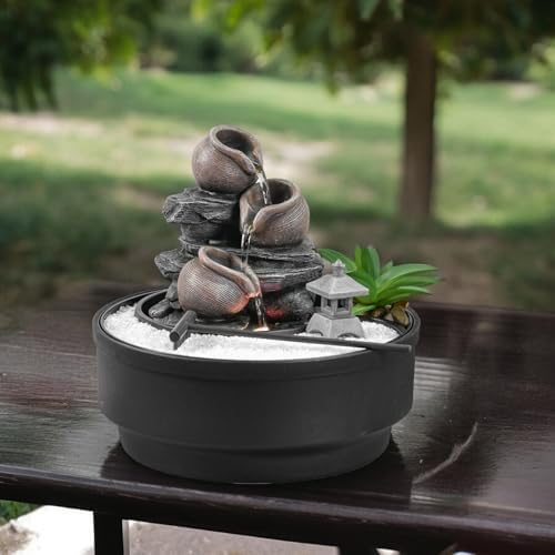 Vue 5 de Fontaine Dinterieur Jardin Zen