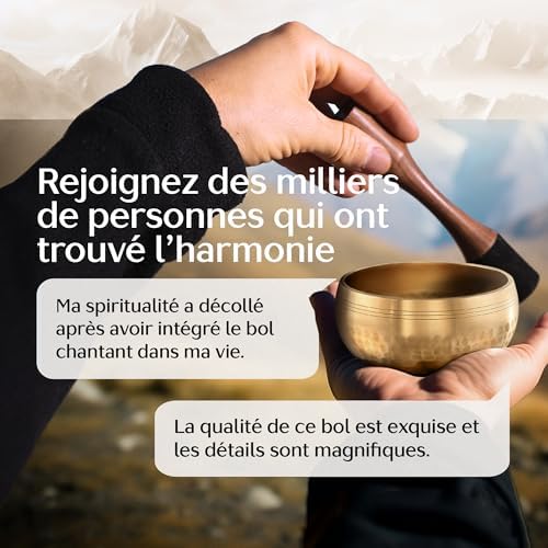 Vue 3 de Authentiques Bols Chantants Tibetains